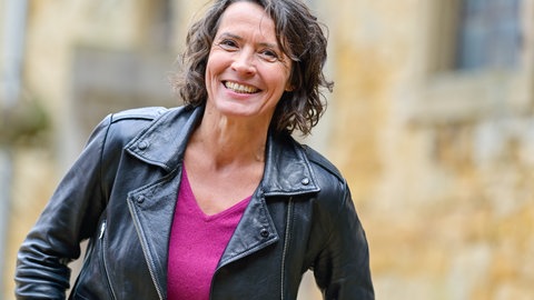 Ulrike Folkerts, Schauspielerin. Sie erhält den Fastnachtsorden "Goldener Winzer" 