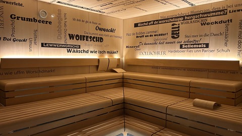 So sieht die Babbelsauna aus