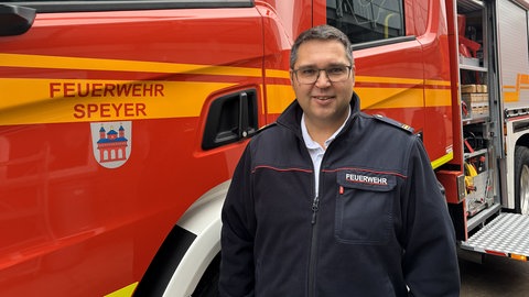 Peter Eymann, Katastrophenschutzinspekteur von der Feuerwehr Speyer