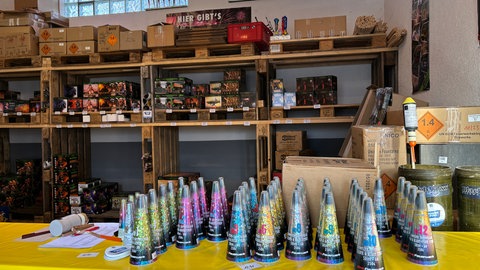 Markus Hofacker ist Pyrotechniker aus Altrip 