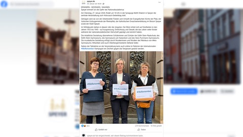 Facebook Seite Stadt Speyer