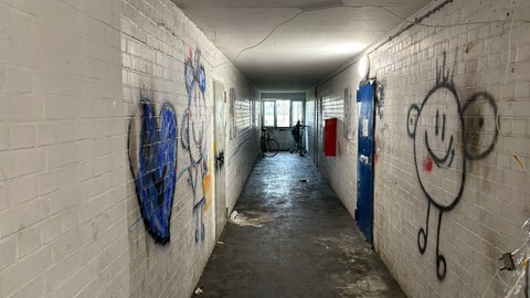 Wohnblöcke in der Kropsburgstraße in Ludwigshafen-Mundenheim.