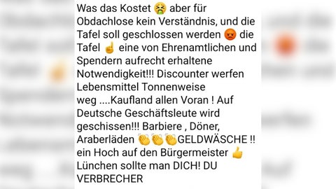 Der Autor eines Hasskommentars auf Facebook wurde ermittelt