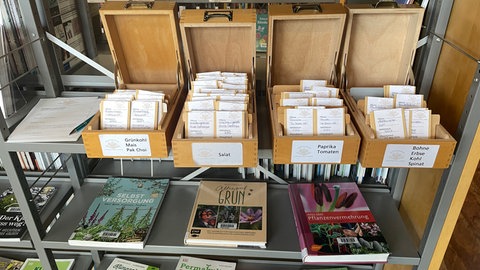 Die Saatgutbibliothek ist eines der besonderen Angebote in der Stadtbibliothek Landau