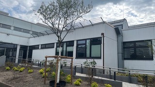 Im Schulzentrum Mundehiem gibt es jetzt Pflanzbeete ,wo früher meterlange Betontreppen verliefen