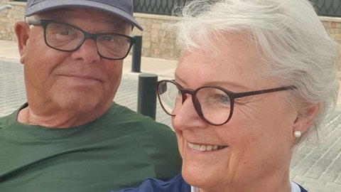 Gaby und Erich waren während der Katastrophe im Camping-Urlaub.