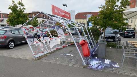 Sturmschäden in Dudenhofen