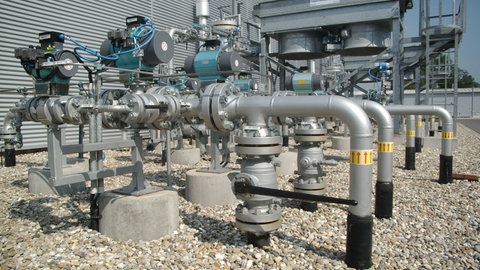 In den vergangenen Jahren war der Gasspeicher in Frankenthal besser nachgefragt - 2022 war er im August fast ganz voll.