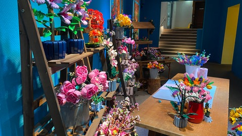 Das ist Lego für Erwachsene: Die Botanik-Kollektion richtet sich nicht an Kinder, sondern an die ältere Generation. Alle Pflanzen im Speyerer Lego-Blumenladen wurden von Mitarbeitern des Historischen Museums gebaut.