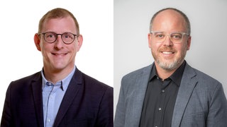 Thomas Barth (CDU) und Steffen Wolf (SPD)