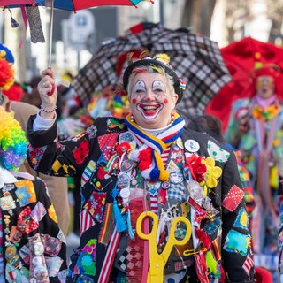 Mehr als 600.000 Menschen feierten auch in diesem Jahr wieder beim Rosenmontagszug in Mainz.