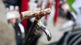 Ein Gehstock: Mit einem solchen Stock soll ein 62-jähriger Mann unvermittelt auf offener Straße geschlagen worden sein. 