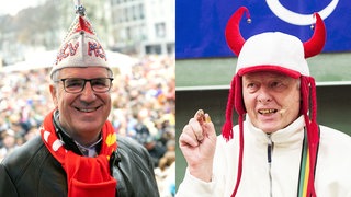 Hannsgeorg Schönig und Christian Vahl bewerben sich um das Amt des Präsidenten beim Mainzer Carneval-Verein.