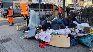 Die Stadtreinigung von Bad Kreuznach steht vor einem großen Müllberg.