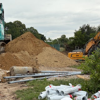 Baustelle in Mainz: Dort ist eine Bombe gefunden worden