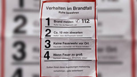 Wenn es brennt und keiner kommt