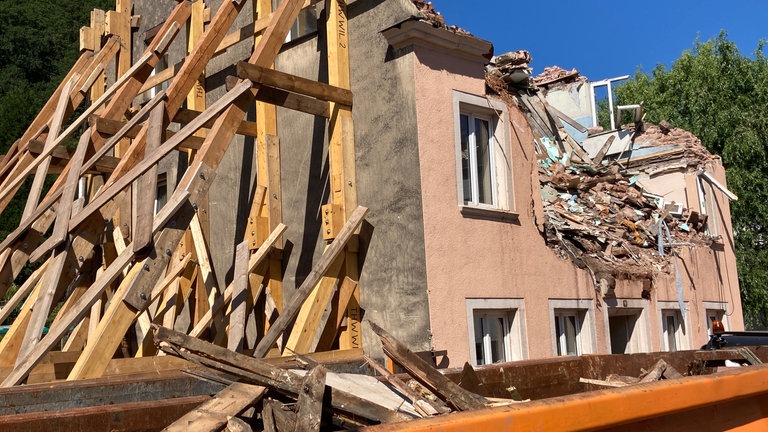 Trier-Ehrang sieben Wochen nach dem Hochwasser im Juli 2021