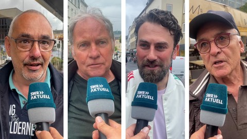 Umfrage in der Fußgängerzone Trier zum Rücktritt der Ministerpräsidentin Malu Dreyer