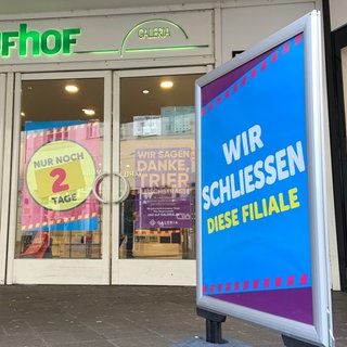Die Filiale von Galeria Kaufhof in der Trierer Fleischstraße schließt endgültig.