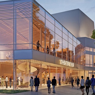 Das neue Foyer des Theaters Trier im Entwurf. 