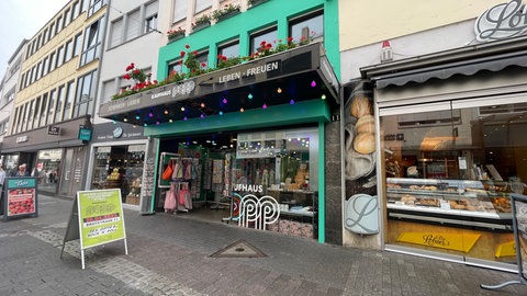 Das Kaufhaus Popp in der Trierer Innenstadt.