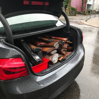 Bei einem Großeinsatz Mitte März 2019 in Kordel wurden die Waffen des Mannes sichergestellt.