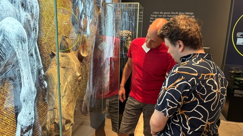 Peter Henrich ist froh darüber, dass es in den kühlen Räumen des Rheinischen Landesmuseums in Trier arbeiten kann. 