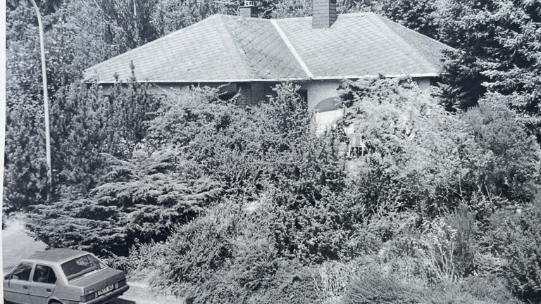 Das Haus von Johannes Hill im Jahr 1995.