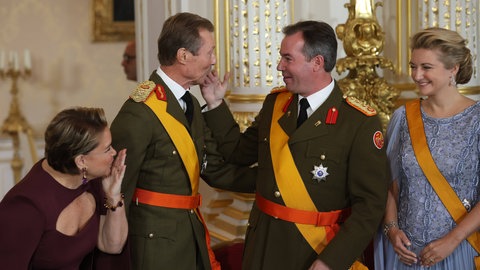 Abdankung von Großherzog Henri zugunsten seines Sohnes Guillaume in Luxemburg am 3. Oktober 2025. 
