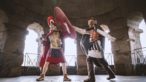 Der Zenturio nimmt Besucher mit auf eine spannende, unterhaltsame und bewegte Zeitreise! 