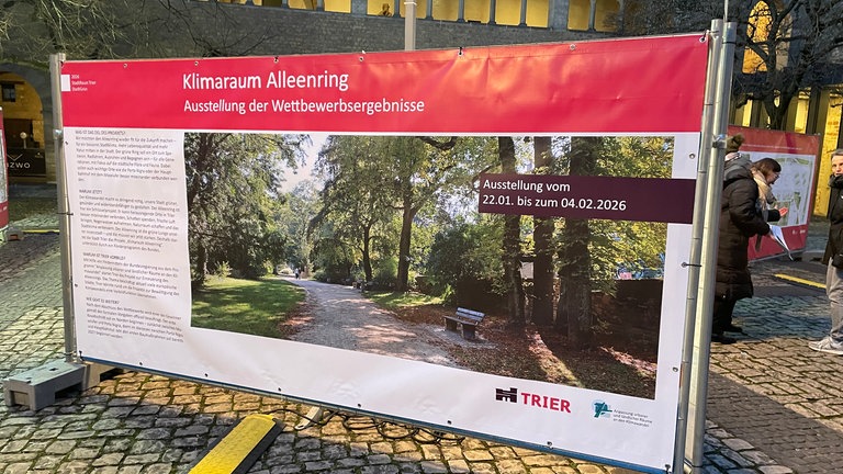 Alle eingereichten Entwürfe zum Alleenring sind bis zum 4. Februar im Brunnenhof in Trier zu sehen.