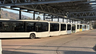 Viele Busse bleiben im heute im Depot - auch in Trier.