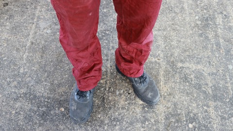 Der 30-jährige Gefangene will nach seiner Zeit im Gefängnis weiter in dem Beruf arbeiten und sich was aufbauen.