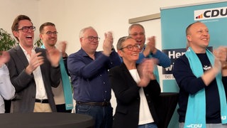 Jubel in CDU-Geschäftsstelle Vulkaneifelkreis, Daun