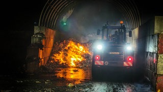 Am Donnerstagabend hat Müll in der Deponie in Sehlem in der Verbandsgemeinde Wittlich-Land gebrannt.