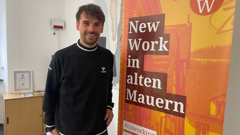 Ist zufrieden damit, wie sich der Coworking-Space entwickelt: Betreuer Patrick Weirich. 