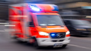 Rettungswagen im Einsatz
