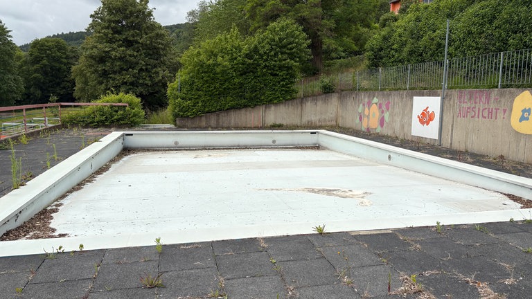 Warum das Freibad in Bollendorf keine Zukunft hat: Nicht nur das Kinderbecken hat eine Sanierung nötig. 