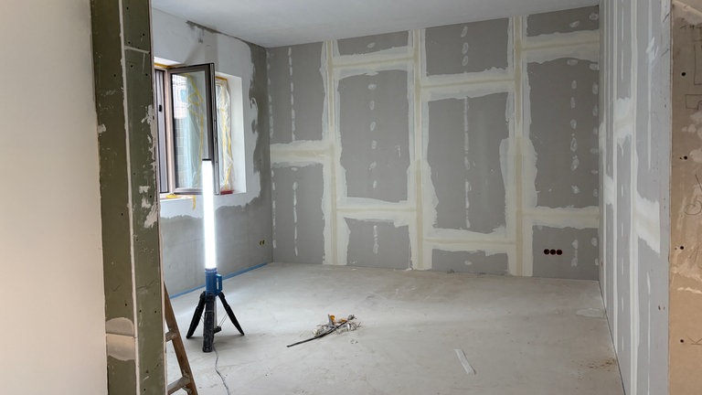 Ein Raum zum Abschiednehmen im Kinderhospiz, das gerade in Trier gebaut wird.