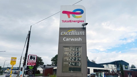 Tankstellen in Luxemburg und Belgien