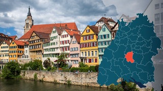 Symbolbild Wahlkreis 290 Tübingen Bundestagswah l2021 in Baden-Württemberg