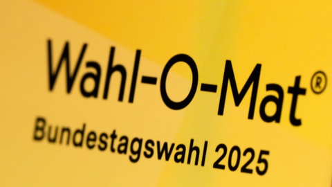 Logo vom Wahl-O-Mat 2025 zur Bundestagswahl 2025 - jetzt ist der Wahlomat gestartet