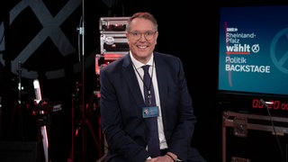 Alexander Schweitzer, Spitzenkandidat der SPD, im SWR-Interview für Politik Backstage.