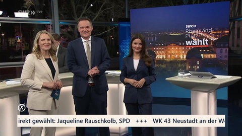 Daniela Schick, Sascha Becker und Luisa Szabo