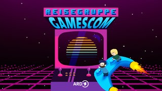Das Podcast-Cover des Eventpodcasts "Reisegruppe Gamescom"