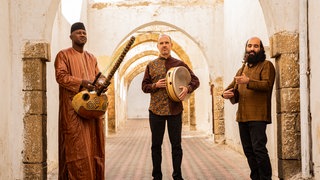 Kiya Tabassian (Setar, Ablaye Cissoko (Kora), Patrick Graham (Perkussion)