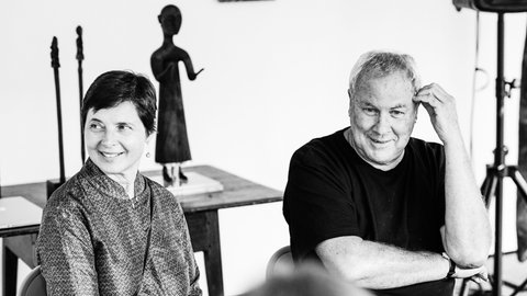 Isabella Rossellini und Robert Wilson