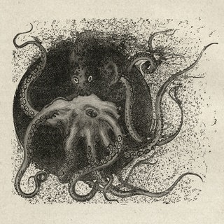 Der Oktopus, Holzschnitt von Daniel Vierge aus Die Arbeiter des Meeres von Victor Hugo, um 1866