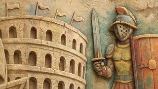 Das Episodenbild von Folge 2 "Der Champion der Gladiatoren" von "Der römische Traum – Eine Anno-Story"