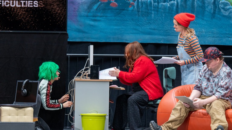 Generalprobe zum Kinder-Live-Hörspiel 2023